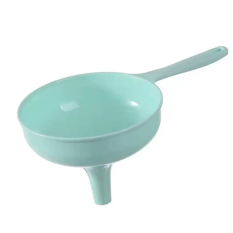 Food Grade Plastic Funnel Wide Caliber Leakproof Liquid Separation Tool for Home Kitchen Seasoning Bottling Use