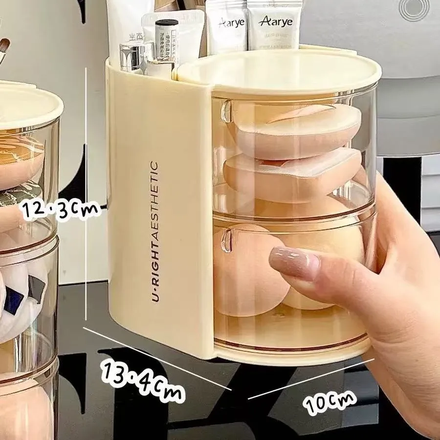 Hair Accessories Organizer Acrylic Storage Box Clear Hair Tie Organizer for Headband Makeup Brush Holder Desk Jewelry Organizer